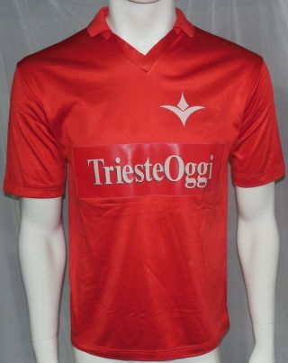 Us Triestina Football Jersey Shirt Maglia Calcio Italy Match Worn