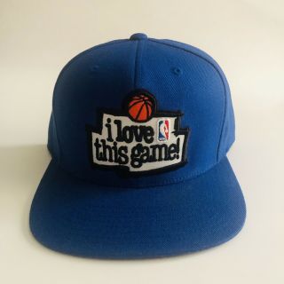 I Love This Game Nba Snapback Hat Cap Classic Nba Basketball Mitchell Ness