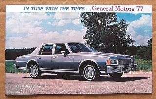 Sales Booklet 1977 General Motors Chevy Pontiac Oldsmobile Buick Cadillac