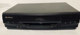 Quasar Omnivision Vhq - 40m 4 Head Video Cassette Recorder Vcr Vhs Tape Player