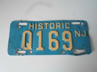 Jersey Historic Motorcycle Plate