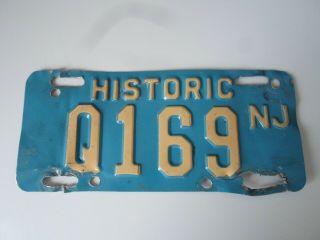 Jersey Historic Motorcycle Plate 3