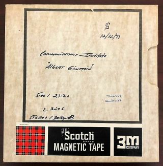 Scotch Pancake Magnetic Tape 3m Company Reel To Reel
