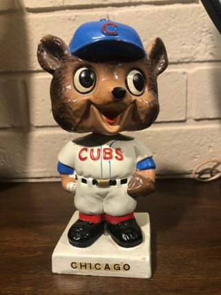 1967 Chicago Cubs Bobblehead Nodder Cubbie Bear Nr