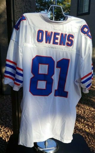 Terrell Owens Buffalo Bills Jersey 50th Anniversary On Field Stitched Reebok 54