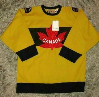 Winnipeg Falcons Team Canada 2004 World Cup Hockey Jersey Nike Size L Unworn Wt