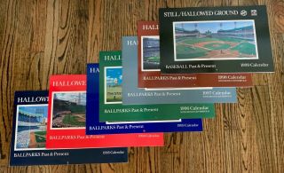 Hallowed Ground Ballparks Past & Present Set of 22 Calendars 3