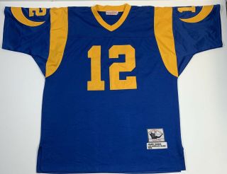 Mitchell & Ness Nfl Throwbacks 1974 Los Angeles Rams James Harris Jersey Size 54