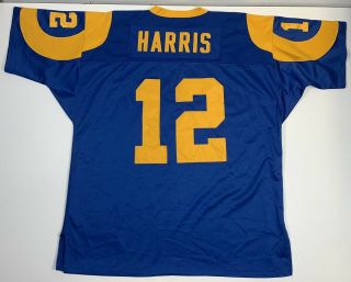 Mitchell & Ness NFL Throwbacks 1974 Los Angeles Rams James Harris Jersey Size 54 2