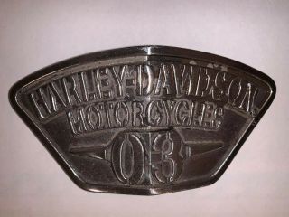 Harley - Davidson 100th Anniversary Belt Buckle,  Medium,  No Box