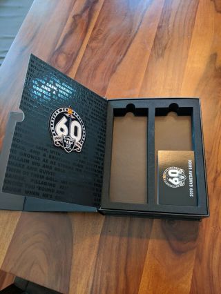 Oakland Raiders Season Ticket Holder Gift Box with Coin Set and Patch 3