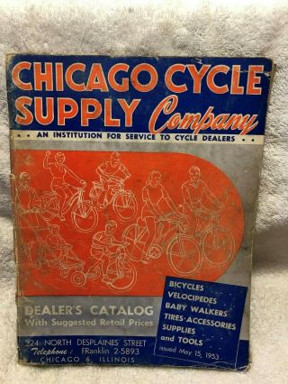 Chicago Cycle Supply Sompany May 15 1953