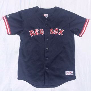 Mlb Majestic Boston Red Sox Nomar Garciaparra Jersey Sewn 5 Navy Blue Mens Xl