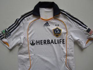 Adidas LA Galaxy Player Issue Formotion Home White Soccer Jersey Beckham Donovan 2