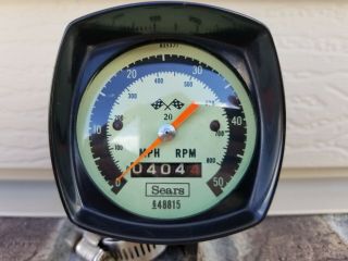 Vintage Sears Bicycle Speedometer Head,  Correct For 1972 & Up Bikes