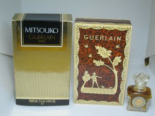 Guerlain Mitsouko 7.  5 Ml 0.  25 Oz Pure Parfum Perfume 19dec88 - T