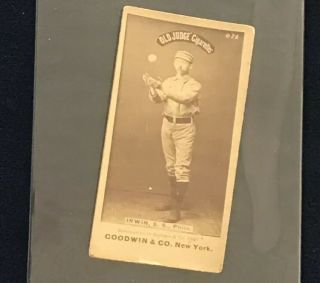 Old Judge Cigarettes Baseball Card