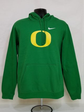 Oregon Ducks Football Team Issued Nike Logo Hoodie Jacket Coat Men 