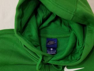 Oregon DUCKS Football TEAM ISSUED Nike Logo HOODIE Jacket Coat MEN ' S M 3