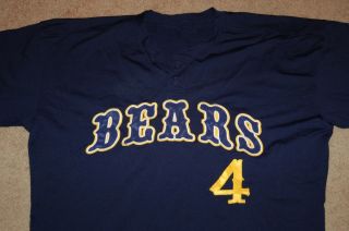 California Golden Bears Baseball Jersey - Team Issued - Russell Athletic Size Xl