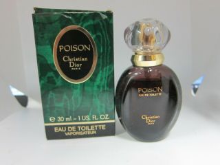 Christian Dior Poison 30 Ml 1 Oz Eau De Toilette Edt Perfume Tb - 02