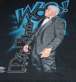 Ric Flair T Shirt L Ring Worn Vintage Nwa Wcw Nature Boy Wrestling Vintage