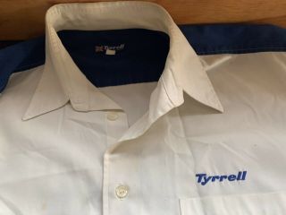 1992 Tyrell F1 Official Team Issued Pit Crew Shirt (m)