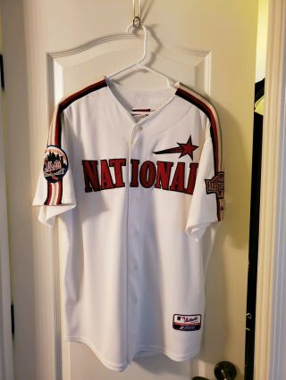 Mike Piazza 2004 National League All Star York Mets Jersey L Majestic Extra