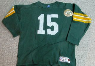 Green Bay Packers / Bart Starr Champion Throwback 15 Sb 1 Jersey.  Xl Size.