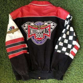 Jeff Hamilton Design Racing Leather Jacket Nascar Jeff Gordon Indianapolis 500
