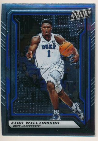 Zion Williamson 2019 Panini The National Rc Rookie Duke Pelicans Sp $150