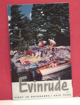 1953 Evinrude Outboard Motors Sales Brochure