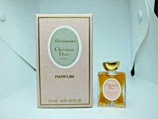 Christian Dior Diorissimo 7.  5 Ml 0.  25 Oz Pure Parfum Perfume 19dec77 - T