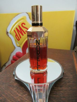 Vintage Norell 2.  25 Oz.  Cologne Spray Perfume Glass Bottle 3/4 Full Classy Scent