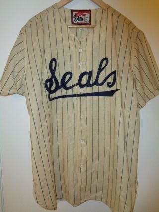 Authentic Ebbets Field Flannels 1955 San Francisco Seals Jersey - Xl