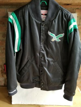 Mitchell & Ness Philadelphia Eagles Throwbacks Nfl Varsity Jacket Size M
