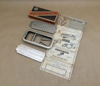 Vintage Rolls Razor Imperial No 2 Made In England Box & Instructions 1927