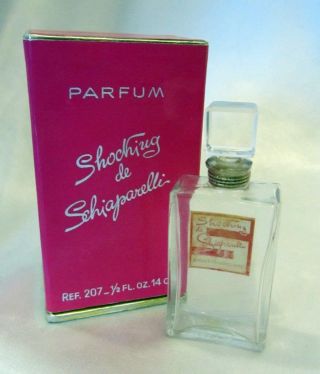 Shocking De Schiaparelli Perfume Bottle 3 " Tall - Size 1/2 " Oz