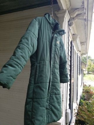 Green Bay Packers Nfl Women’s Quilted Winter Hooded Stadium Jacket Xl