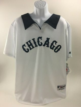 Carlton Fisk 72 Chicago White Sox 1977 Throwback Style MLB Jersey - Size XL 48 2