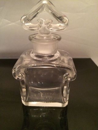 Vintage Guerlain Baccarat Crystal Made In France Perfume Bottle N 5