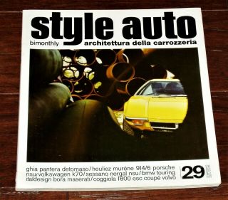 Style Auto 29 Architettura Della Carrozzeria - Softbound 1971 - English Ed