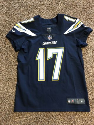 Nike Los Angeles Chargers Philip Rivers Vapor Elite Authentic Jersey 40/m Flawed