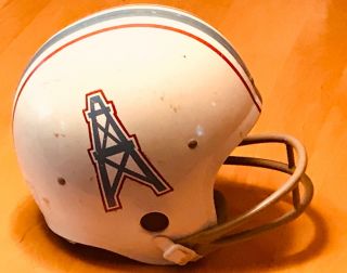 Vintage Rawlings Nfl Houston Oilers Medium Helmet Made In Usa