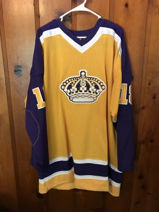 Mitchell & Ness Los Angeles Kings Dave Taylor Autographed Jersey Size 56