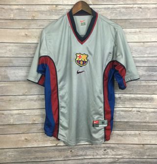 Vintage Nike 1999 - 00 Barcelona Away Shirt (size: M)