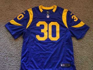 Todd Gurley La Los Angeles Rams Nike Limited Sewn Blue Home Jersey Xxl 2x