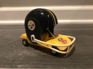 Pittsburgh Steelers Nfl Football Helmet Buggy Car Cart Toy Opi Vintage