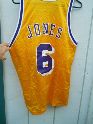 Classic N B A Los Angeles Lakers Eddie Jones 6 Basketball Jersey Sz Men 