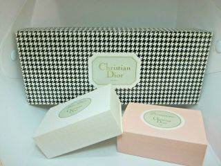 Christian Dior Miss Dior & Diorissimo 2 X 100 G Savon Soap Gift Set 19dec68 - T